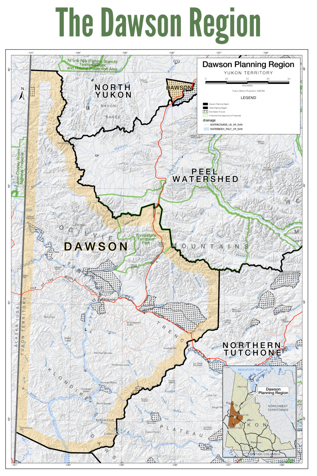 Map Of Dawson City Yukon - Printable Maps Online