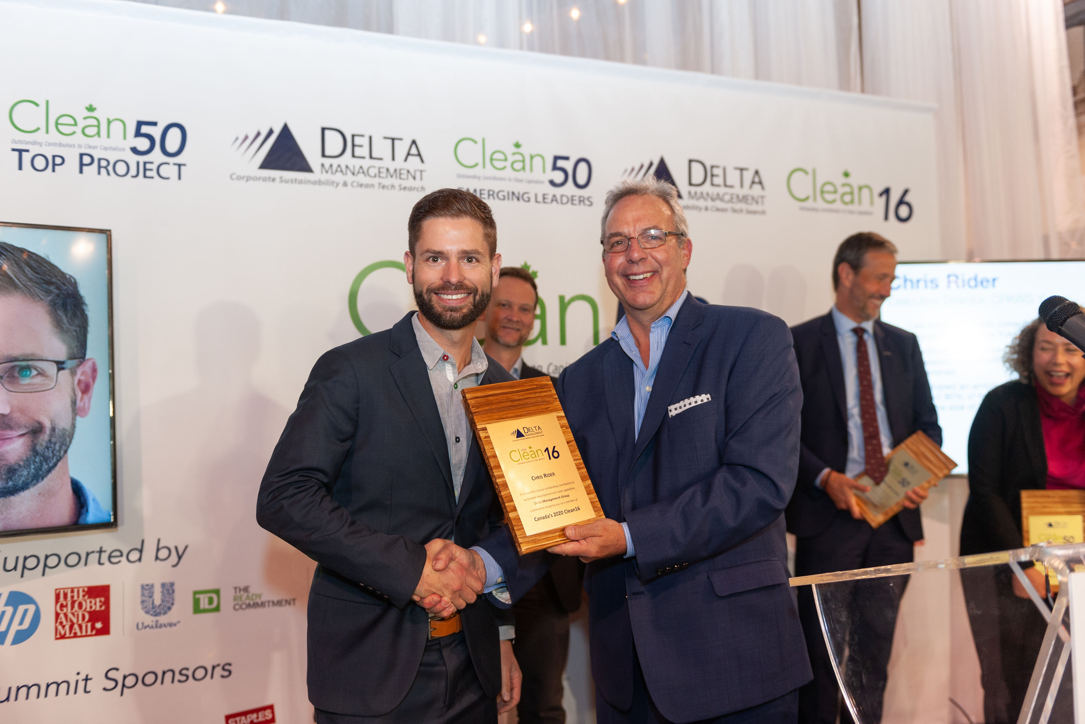 Chris Rider being awarded as one of Canada's Clean50 for 2020 for our work on the Peel Watershed.
