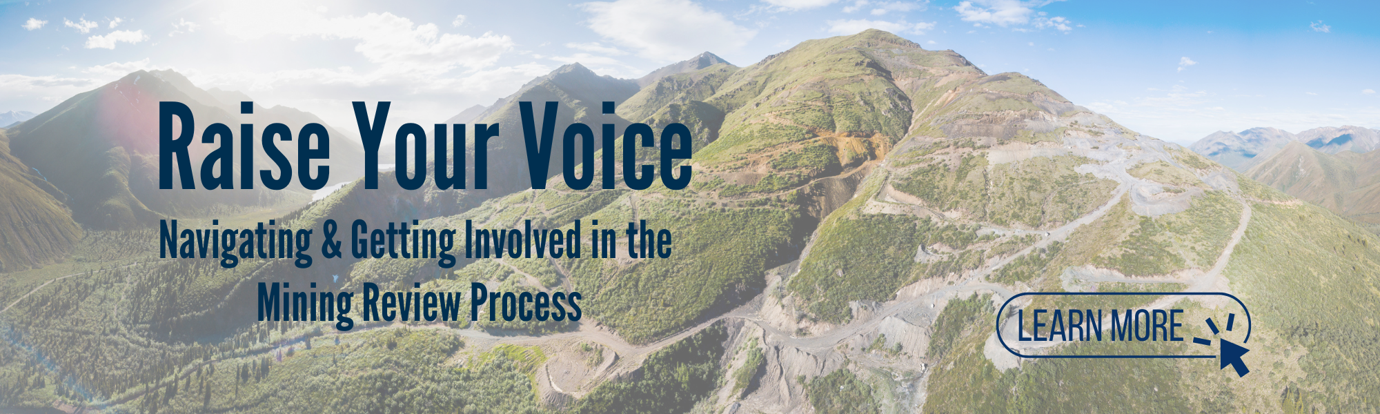 Raise your voice website banner image