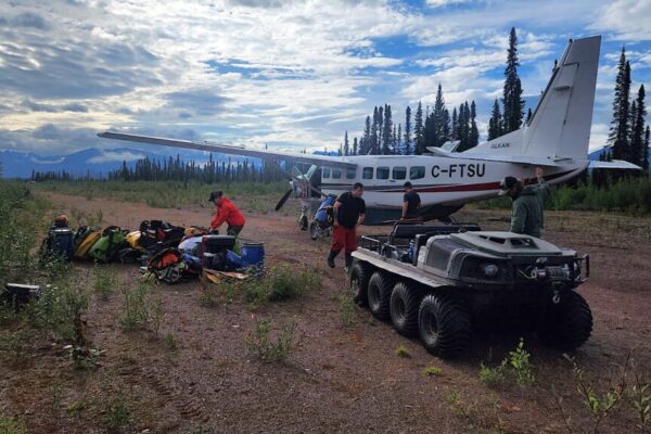 Float plane and gear, photo by Bethany Paquette.. Float plane and gear, photo by Bethany Paquette..