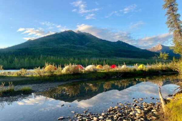 Tents on the water, photo by Laurent Turgeon Dharmoo. Tents on the water, photo by Laurent Turgeon Dharmoo.
